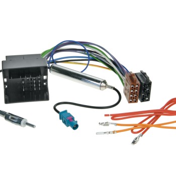 ISO Adapterkabel Audi/Seat/Skoda/VW Quadlock/Fakra>DIN