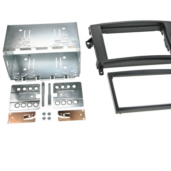 2-DIN Radioblende Mercedes diverse Fahrzeuge schwarz