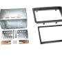 2-DIN Radioblende Citroen/Fiat/Opel/Peugeot schwarz