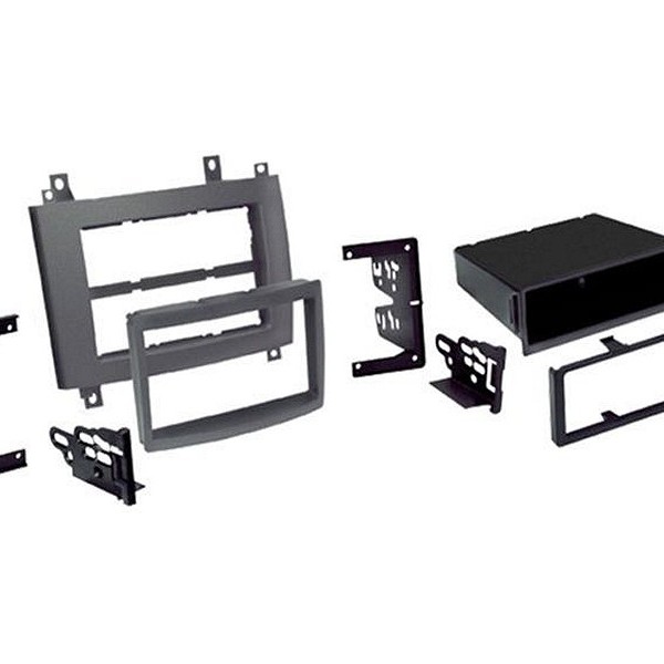 2-DIN RB mit Fach Cadillac CTS / SRX grau