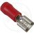 FLACHSTECKHÜLSE ROT 0.5-1.0 MM² / 2.8 MM(100)