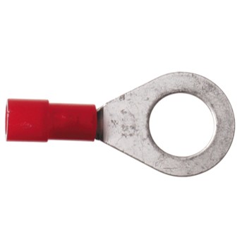 Ringkabelschuh 0,5mm²-1,0mm²/6,4mm rot100 Stück