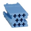 Mini ISO Gehäuse 8 - PIN Farbe blau