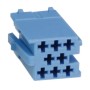 Mini ISO Gehäuse 8 - PIN Farbe blau