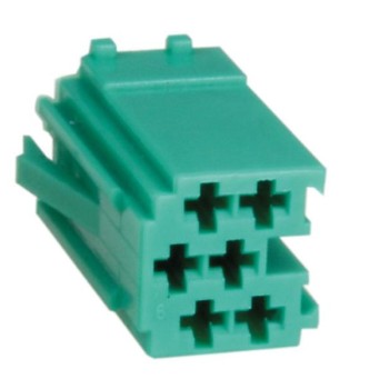 Mini ISO Gehäuse 6-PIN Farbe grün