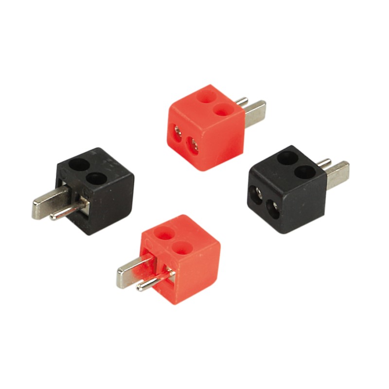 Lautsprecher Stecker DIN(m) 2 x rot/2 x schwarz 2,5 mm²
