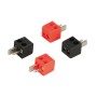 Lautsprecher Stecker DIN(m) 2 x rot/2 x schwarz 2,5 mm²