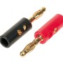 Bananenstecker 1 x rot/1 x schwarz 4 mm²-6mm² Einzelstecker