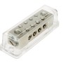 Verteilerblock (silber) 2 x 50 mm²  / 8 x 10 mm²