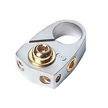 Batterieklemme Minuspol (silber) mit Batterieschutz 2 x 10 m