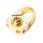 Batterieklemme Minuspol (gold) mit Batterieschutz 2 x 10 mm²