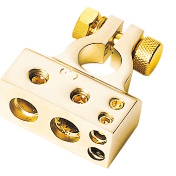 Batterieklemme Pluspol 1 x 35 mm² / 1 x 20 mm² / 2 x 10 mm²