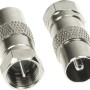 Antennenadapter F-Stecker > Koaxial-Stecker