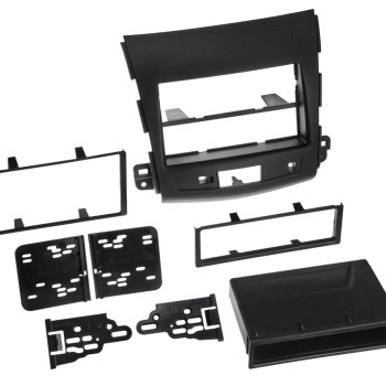 2-DIN Radioblende mit Fach Citroen/Mitsubishi/Peugeot