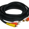 A/V Kabel 3 m / 3 Stecker rot-weiß-gelb