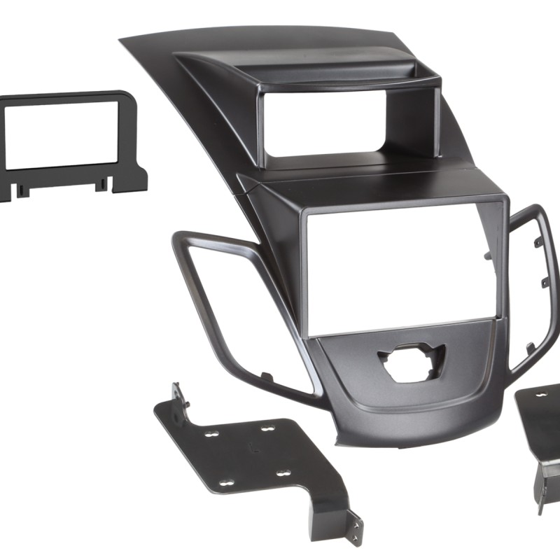 2-DIN Radioblende Ford Fiesta mit Display schwarz