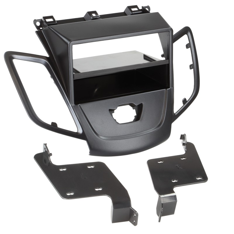 2-DIN Radioblende mit Fach Ford Fiesta ohne Display schwarz