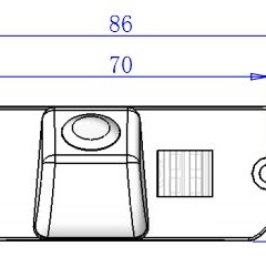 ZENEC E>GO RÜCKFAHRKAMERA FORD ZE-RCE3802