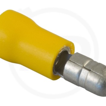 RUNDSTECKER GELB 4,0 - 6,00MM 10 STÜCK