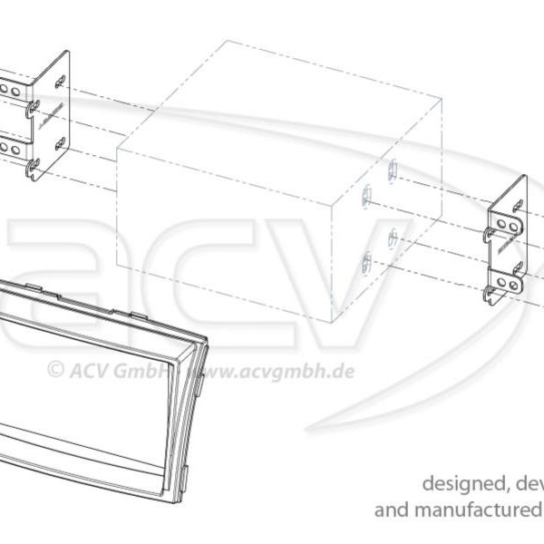 2-DIN RB Kia Sorento 2009 > schwarz