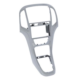 2-DIN Radioblende Opel Astra J 2009-2018 platin silber