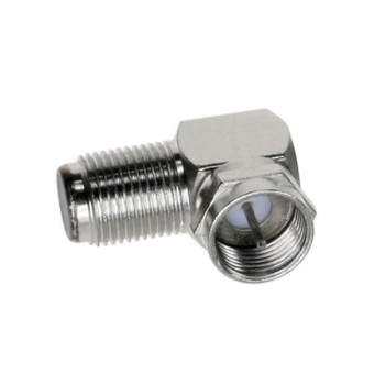 Antennenadapter 90° F-Stecker -> F-Buchse