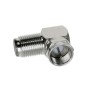 Antennenadapter 90° F-Stecker -> F-Buchse