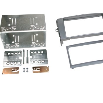 2-DIN Radioblende Toyota Auris/Verso anthrazit grau