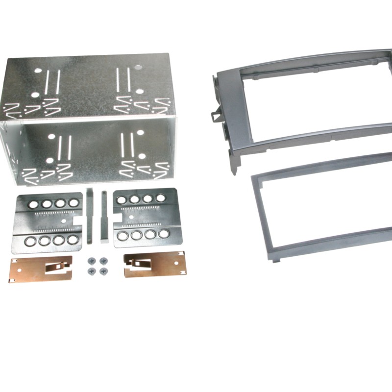 2-DIN Radioblende Toyota Auris/Verso anthrazit grau