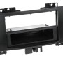 2-ISO Radioblende mit Fach Mercedes/VW schwarz