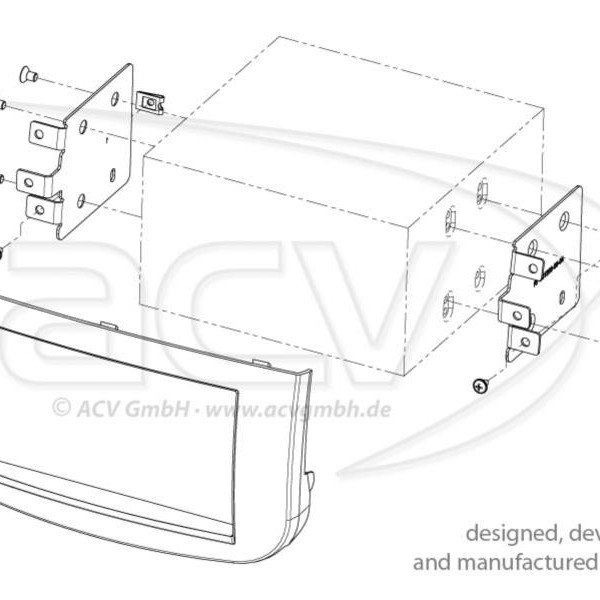 2-DIN RB Mitsubishi Colt 2008 > schwarz