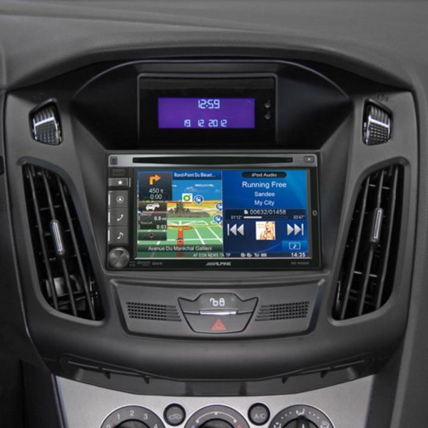 2-DIN Radioblende Ford Focus (DYB) 03/2011-09/2014 schwarz