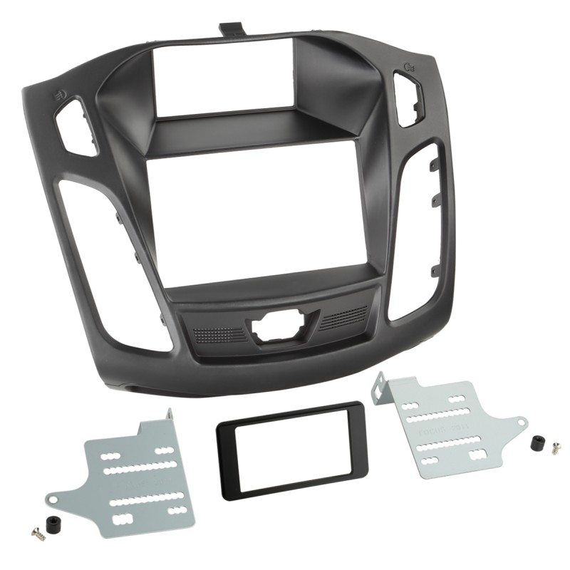2-DIN Radioblende Ford Focus (DYB) 03/2011-09/2014 schwarz