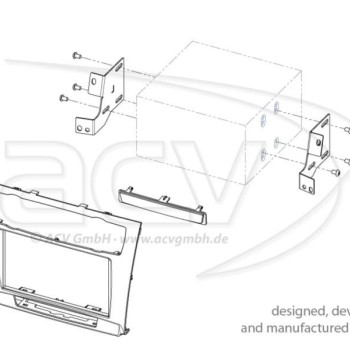 2-DIN RB BMW 1er automatische Klimaanlage schwarz