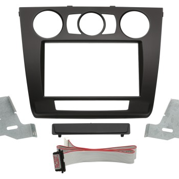 2-DIN RB BMW 1er manuelle Klimaanlage schwarz