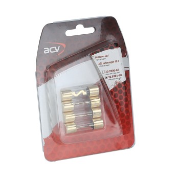 Sicherung AGU 60 Ampere (gold) 4 Stück