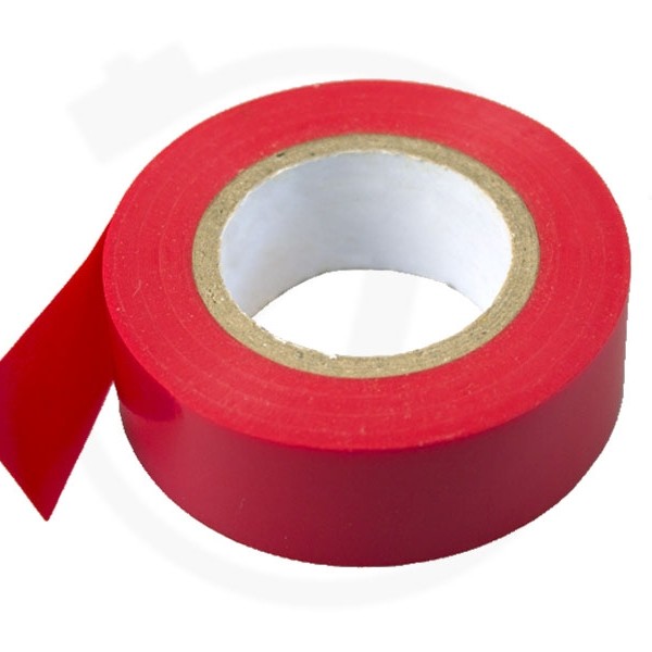 ISOLIERBAND 15 MM X 10 M ROT (2 STÜCK)