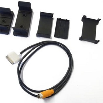 Dension Halterungen Dock Cable - 9-Pin iPod Kabel (5 / 12 V) mit Clip Halterunge