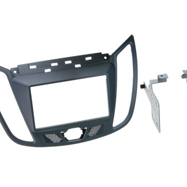 2-DIN Radiohalterung für Ford C-Max - Kuga in Dunkelgrau