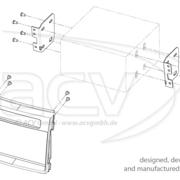 2-DIN RB Kia Soul 11/2011 > schwarz