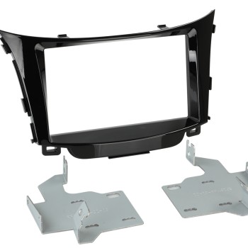 2-DIN Radioblende Hyundai i30(GD/GDH) 2012-2017 Klavierlack