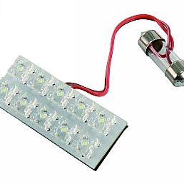 KFZ LED-INNENLEUCHTE 50X20MM 12V 10 WEIßE LED