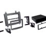 2-DIN Radioblende mit Fach Cadillac CTS/SRX grau