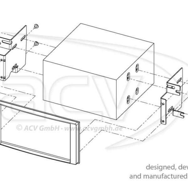 2-DIN Radioblende Subaru Forester(SH)Impreza(GH) Klavierlack