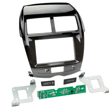2-DIN RB Citroen C4 / Peugeot 4008 Klavierlack / schwarz