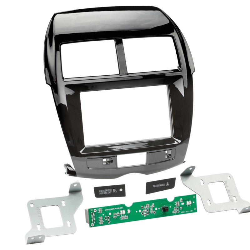 2-DIN RB Citroen C4 / Peugeot 4008 Klavierlack / schwarz