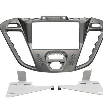 2-DIN Radioblende Ford Custom 2012-2018 Phönixsilber