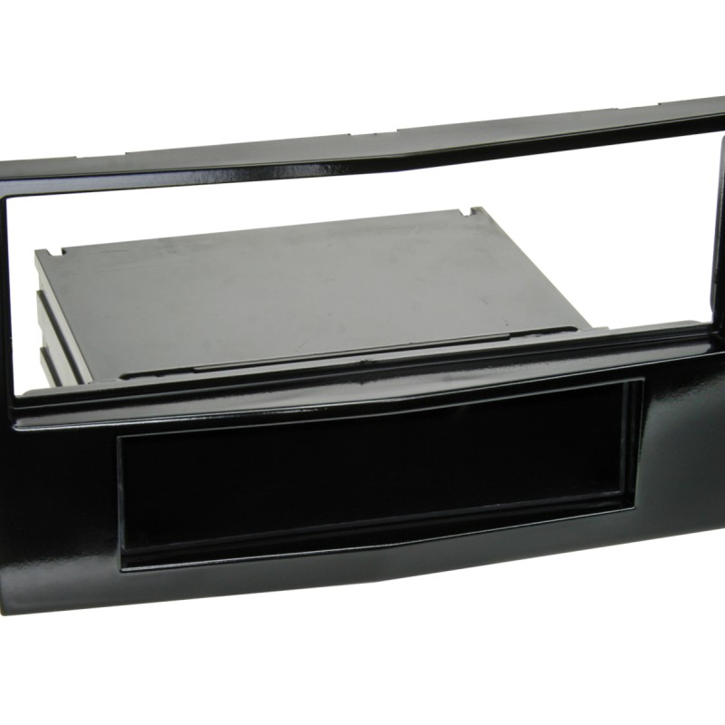 1-DIN Radioblende mit Fach Opel Klavierlack schwarz