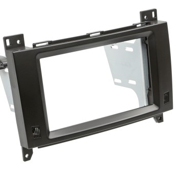 2-DIN Radioblende Mercedes diverse Fahrzeuge schwarz