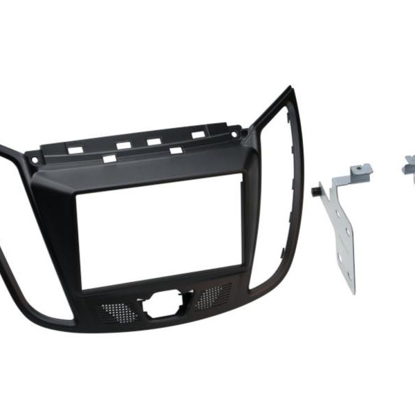 2-DIN Radiohalterung für Ford C-Max - Kuga in Mattschwarz
